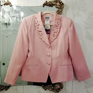 Vintage Pink Cut-Out Suit